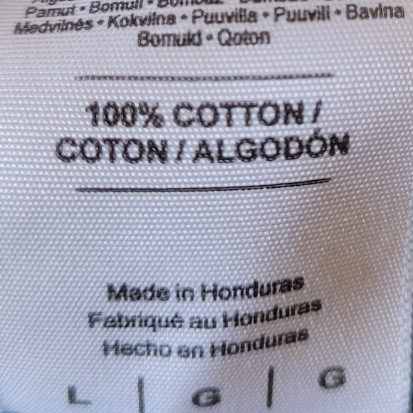 Gildan Long Sleeve Man Shirt Dark green Large Cotton Stamped Philadelphia - Picture 5 of 5